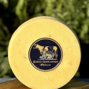 9) Queso semi de mezcla (leche de vaca, cabra y oveja)1